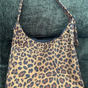 Baggu Leopard Print Shoulder Bag